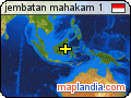 jembatan mahakam 1 satellite map