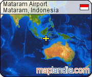 Mataram Airport satellite map