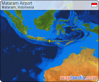 Mataram Airport satellite map