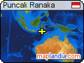 Puncak Ranaka satellite map