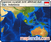 koperasi syariah bmt alittihad duri satellite map
