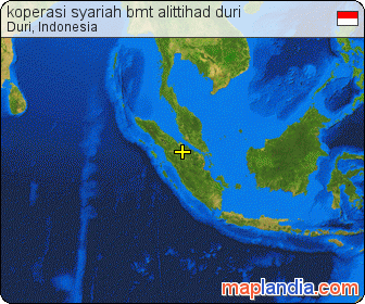 koperasi syariah bmt alittihad duri satellite map