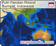 Putri Pandan Resort satellite map