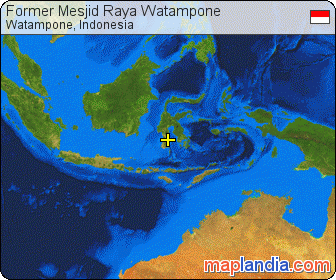 Former Mesjid Raya Watampone satellite map