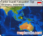 kantor bupati Kabupaten Sigi satellite map
