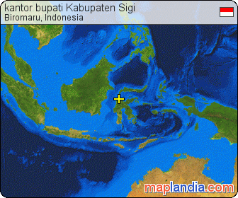 kantor bupati Kabupaten Sigi satellite map