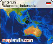 air terjun satellite map