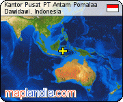 Kantor Pusat PT Antam Pomalaa satellite map