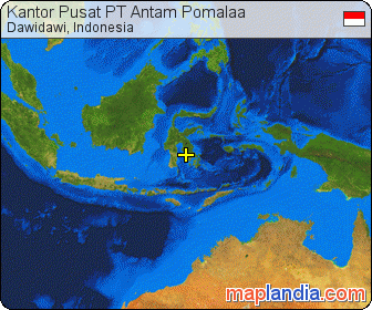 Kantor Pusat PT Antam Pomalaa satellite map