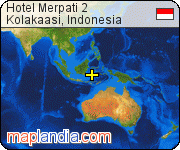 Hotel Merpati 2 satellite map