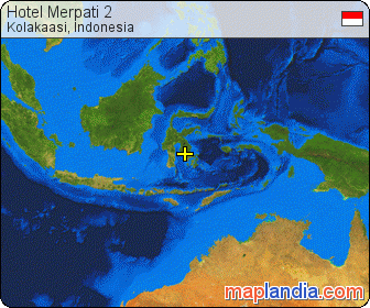 Hotel Merpati 2 satellite map