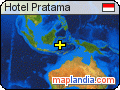 Hotel Pratama satellite map