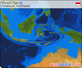 Mesjid Agung satellite map