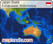 Jalan Bakti satellite map