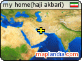 my home(haji akbari) satellite map