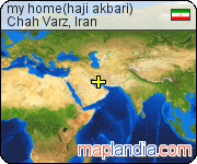 my home(haji akbari) satellite map
