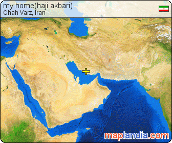my home(haji akbari) satellite map