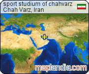 sport studium of chahvarz satellite map