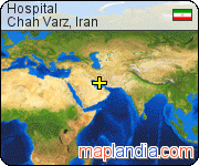 Hospital satellite map