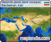 Masjede-jame(Jame mosque) satellite map