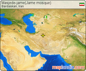 Masjede-jame(Jame mosque) satellite map