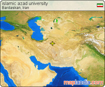 islamic azad university satellite map