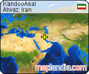 KandooAsal satellite map