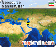 Geosource satellite map