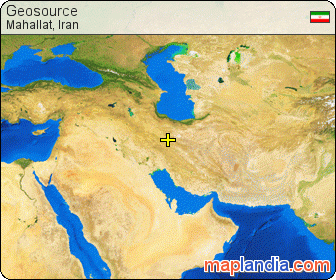 Geosource satellite map