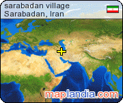 sarabadan village satellite map