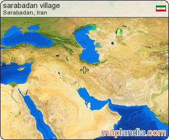 sarabadan village satellite map
