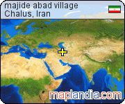 majide abad village satellite map