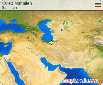 Vared Mahalleh satellite map