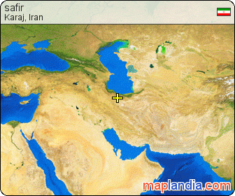 safir satellite map