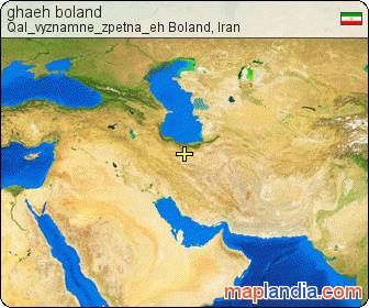 ghaeh boland satellite map