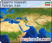 Baame Niayesh Tehran Google Satellite Maps baame niayesh tehran google satellite maps