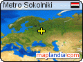 Metro Sokolniki satellite map