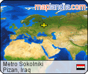 Metro Sokolniki satellite map