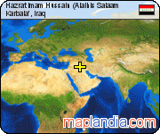 Hazrat Imam Hussain (Alaihis Salaam satellite map