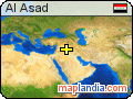 Al Asad satellite map