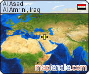 Al Asad satellite map