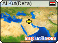 Al Kut(Delta) satellite map