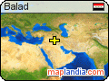 Balad satellite map