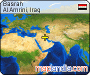 Basrah satellite map