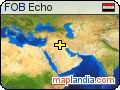 FOB Echo satellite map