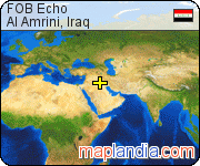 FOB Echo satellite map
