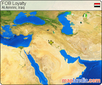 FOB Loyalty satellite map