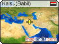 Kalsu(Babil) satellite map