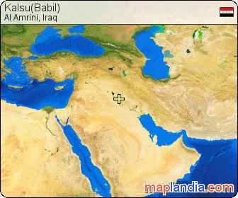 Kalsu(Babil) satellite map