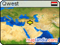 Qwest satellite map